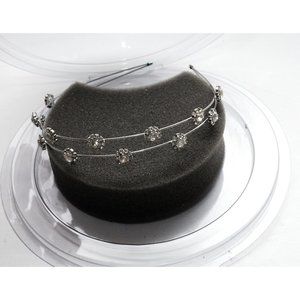 David's Bridal Headpiece Collection Crysta Tiara Beautiful Class/Style 45950724